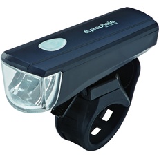 Prophete Fahrradbeleuchtung, LED-Beleuchtungs-Set, LED-Scheinwerfer 15 Lux & LED-Rücklicht, inklusive Befestigungsmaterial