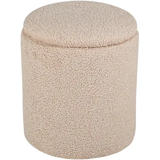 Livetastic Pouf , Beige , Textil , Uni , Füllung: Vlies , 32x40x32 cm , Sitzfläche gepolstert , Wohnzimmer, Sessel, Hocker & Hockerbänke, Poufs
