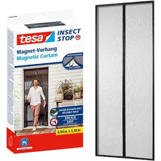 Tesa Insektenschutzvorhang 90 x 210 cm Anthrazit