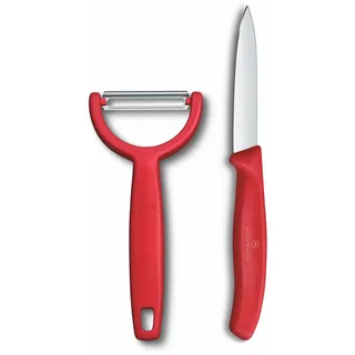 Victorinox Swiss Classic Gemüsemesser 2-tlg. Rot