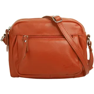 Samantha look Umhängetasche Leder Orange
