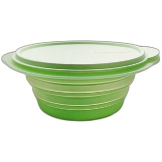 Tupperware Küchenhelfer Teller Mini-Max 950 ml hellgrün grün Faltteller mit Deckel