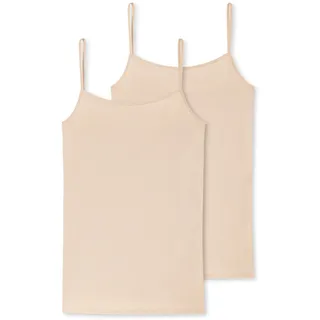 SCHIESSER Unterhemd 2er Pack Beige M