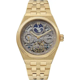 INGERSOLL Automatikuhr THE BROADWAY DUAL TIME Edelstahl gold onesize Herren 43 I12902 - Gold