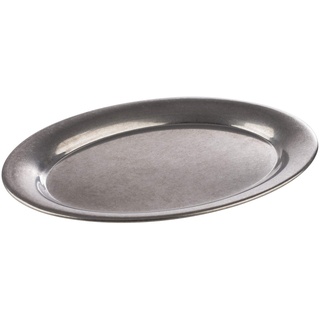 APS Tablett KAFFEEHAUS VINTAGE silber oval 29,0 x 22,0 cm