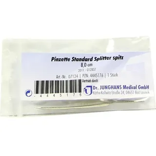 Dr. Junghans SPLITTERPINZETTE 8CM 07124
