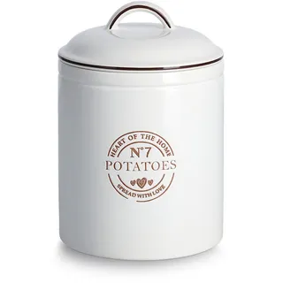 Zeller Küchendose rund weiß 25 cm 2,9 l