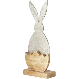 Boltze Figur Momo 27 cm x 5 cm x 11 cm Silber