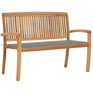 vidaXL Stapelbank 128,5 x 53 x 90 cm Teak