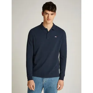 Tommy Hilfiger Tommy Jeans Placket Slim fit Langarm-polo - Dark night navy), - XL,