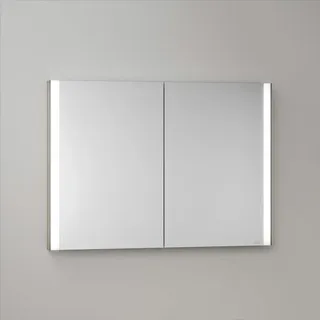 Keuco Royal Metis LED Unterputz-Spiegelschrank 100 x 71 cm mit 2 Türen
