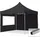 Faltpavillon 3 x 3 m inkl. 2 Seitenteile Schwarz