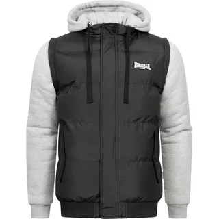 Lonsdale London Dowpot schwarz/grau meliert 3XL