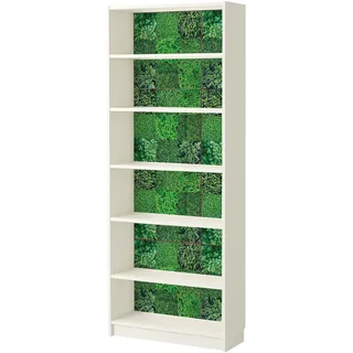 Walplus Grün Wand Sticker, Vinyl Mehrfarbig, 7.6 X 63.5 X 3 CM