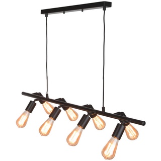 It's about Romi Hängeleuchte Schwarz Metall, 28x28-175x105 cm höhenverstellbar, verstellbare Spotlights, Lampen & Leuchten, Innenbeleuchtung, Hängelampen, Esstischlampen