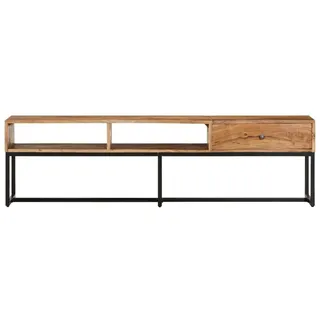 vidaXL TV-Schrank 160x30x45 cm Massivholz Akazie - Braun