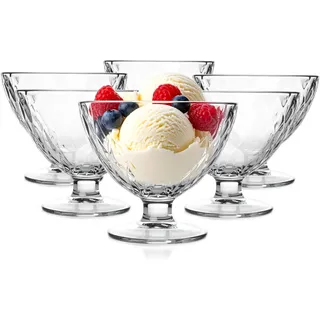glasmark krosno 1992 Eisbecher Dessertschale Transparent 310 ml 2-tlg.