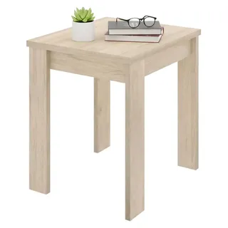 Ausziehbarer-Tisch Dbli, ausziehbare Konsole mit mehreren Positionen, klappbarer Zusatzkonsolentisch, 79/134 x 67 x 79 cm, Eiche - Braun