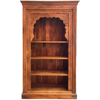 Massivholz Regal 160 cm Vintage Standregal Bücherregal Raumteiler Vintage Stil