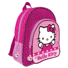 Hello Kitty AST0785 Rucksack, 41 cm, mit 2 Reißverschlüssen, für Trolley, Rosa