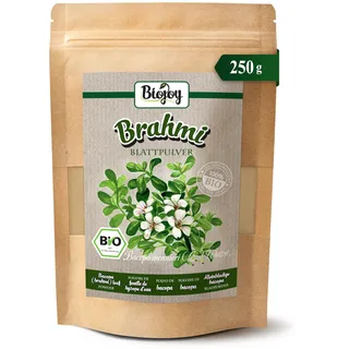 Biojoy BIO-Brahmi Pulver (250 g), natürlich, Brahmi Powder (Bacopa monnieri)