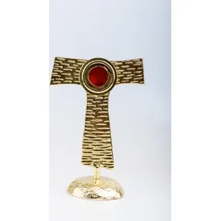 Reliquiar vergoldet (Höhe 22 cm) - Gold
