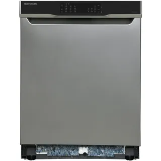 Telefunken G-EU-6014-C-I Einbau-Geschirrspüler (unterbaufähig, 598 mm breit, Silber)