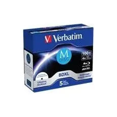 Verbatim BluRay M-DISC BD-R 100GB 5pc, Optischer Datenträger