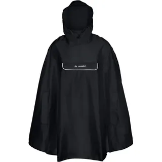 Vaude Valdipino Poncho Unisex Schwarz M