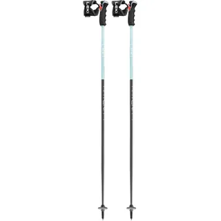 Leki Alpino Artena Airfoil 3d Frau Pole - Dark Anthracite / Light Turquoise / White - 120 cm