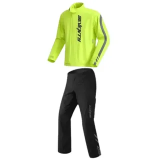 Seventy Degrees Sd-s5 Monsoon Regenanzug - Black / Fluo Yellow - L