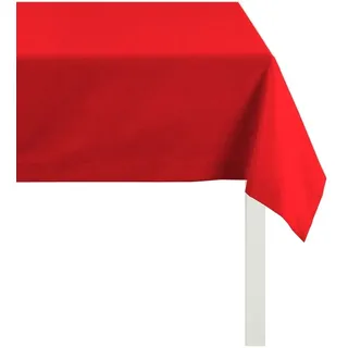 APELT Tischdecke "4362 Rips - UNI" Wasser- und Schmutzabweisend, rot