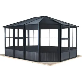 Sojag Charleston 3,84 x 3,84 m Grau