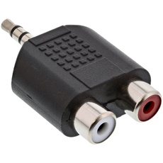 Bild Audioadapter 3,5mm-Klinken-Stecker / 2x Cinch-Buchse stereo (99302)