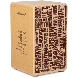 Schlagwerk CP85 Cajon Rudiments Styles braun