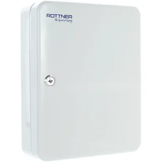 Rottner Tresor ROTTNER SK 30 Schlüsselkasten weiß mit 30 Haken Zylinderschloss