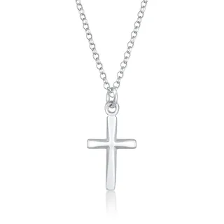 Elli Kette mit Anhänger Kreuz Filigran Silber 925
