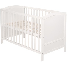 Bild Multifunktionsbett mit Beistellfunktion weiß 60 x 120 cm 
