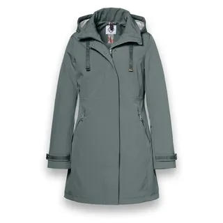 District Poppy Regenjacke Damen Grün 38