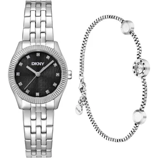 DKNY Logo Watch Set Edelstahl 26 mm