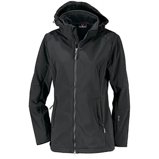 CMP Damen-Softshelljacke, nero, 52