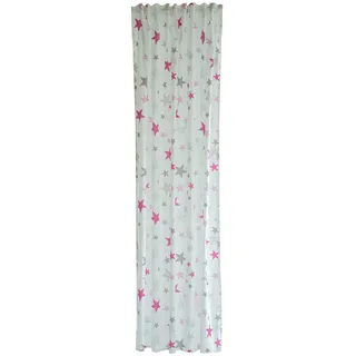 Homing Vorhang »Stars« verdeckte Schlaufen 1 Stk. tlg. blickdicht, Kinderzimmer, Sterne, Babyzimmer, rosa