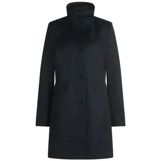 Sommerjacke GIL BRET "Sommermantel mit Stehkragen", Damen, Gr. 40, blau (dunkelblau), Obermaterial: 58% Baumwolle CO. 42% Polyester PES., Jacken Sommerjacke