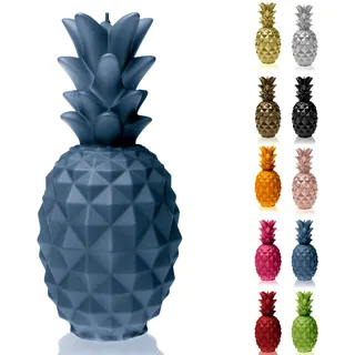 Candellana Handmade Pineapple Kerze Geschenk- Lustig - Dekorative Kerze - Home Décor - Geschenke für Freunde - Baumwolle Docht - Brenndauer 119h - Jeans Kerze