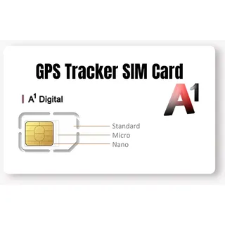 SIM-Karte für GPS Tracker mit ABO erforderlich SIM Card z.B. Winnes, Tkmars, 4G LTE/3G/2G/GSM Netzwerk,nur Daten, Keine Stimme, Keine SMS, Plug and Play Android IOS App