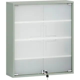 Schildmeyer Bjarne Medizinschrank 158273, Pistazie, 64,2 x 19,6 x 71,4 cm