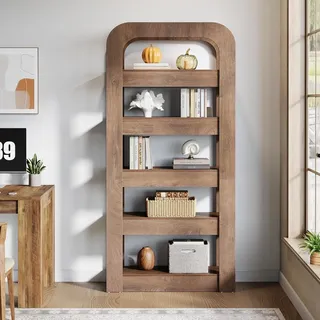 Bücherregal - Bücherkorb - Aufbewahrungsschrank - Regalkorpus - Wandregal - 5-stufiges, offenes Design