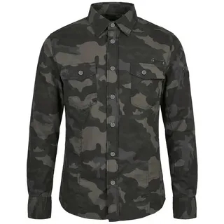 Brandit Textil Brandit Slim Langarmhemd - Dark Camo - 3XL
