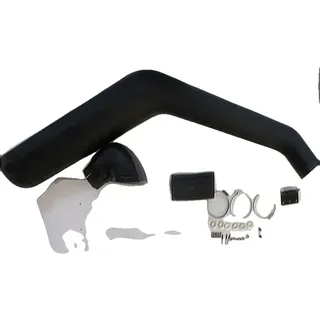 Schnorchelset, Verbesserter Luftstrom des Motors, Langlebiges UV-beständiges Design, Schwarz - Schwarz