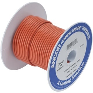 Ancor Other TINNED Copper Wire 18AWG (0,8MM2) ORANGE 100FT DAN-780, Multicolor, One Size